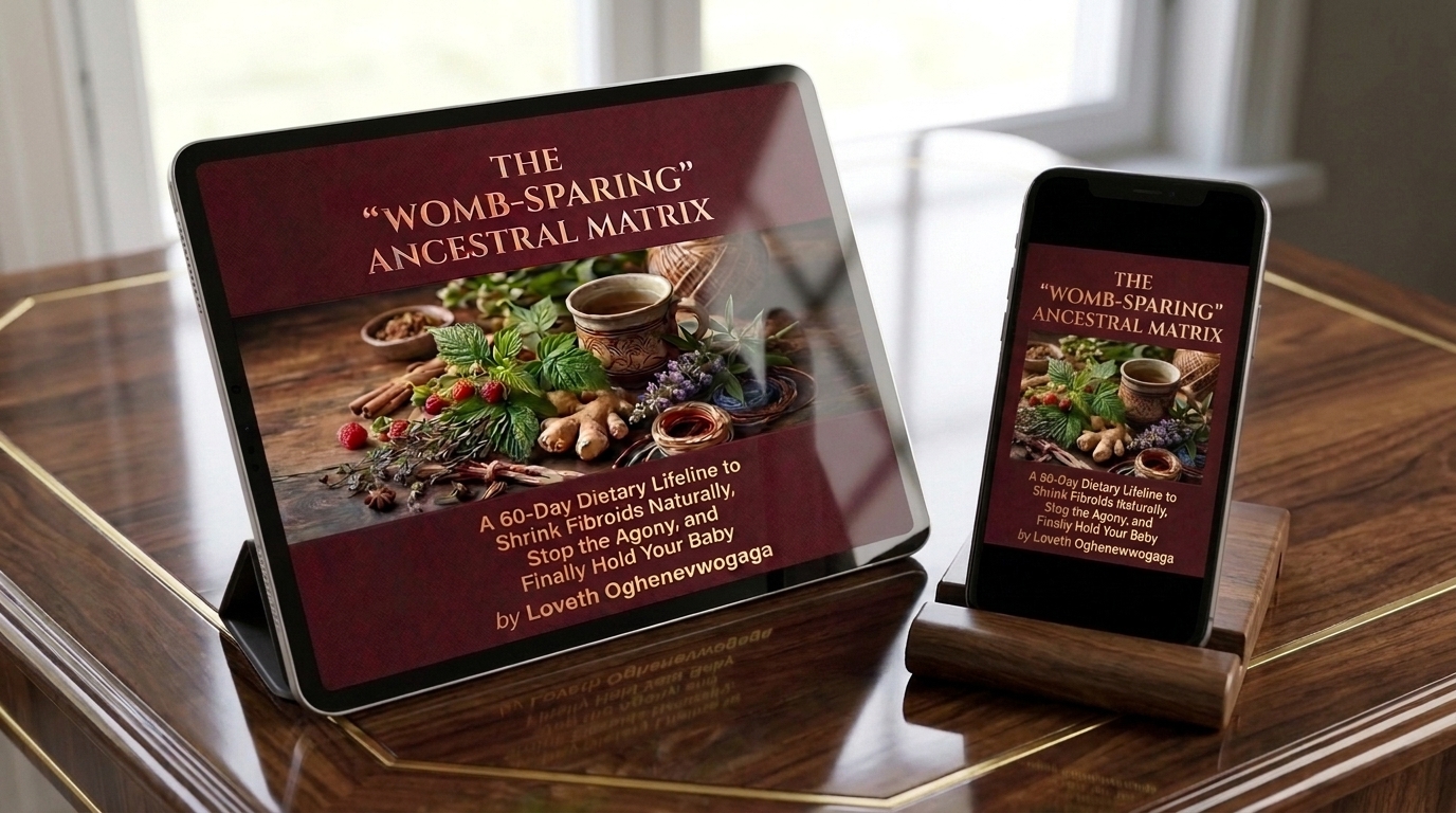 The Womb-Sparing Ancestral Matrix 3D Mockup on iPad and Phone